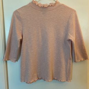 See You Monday Ribbed Short Sleeve Top